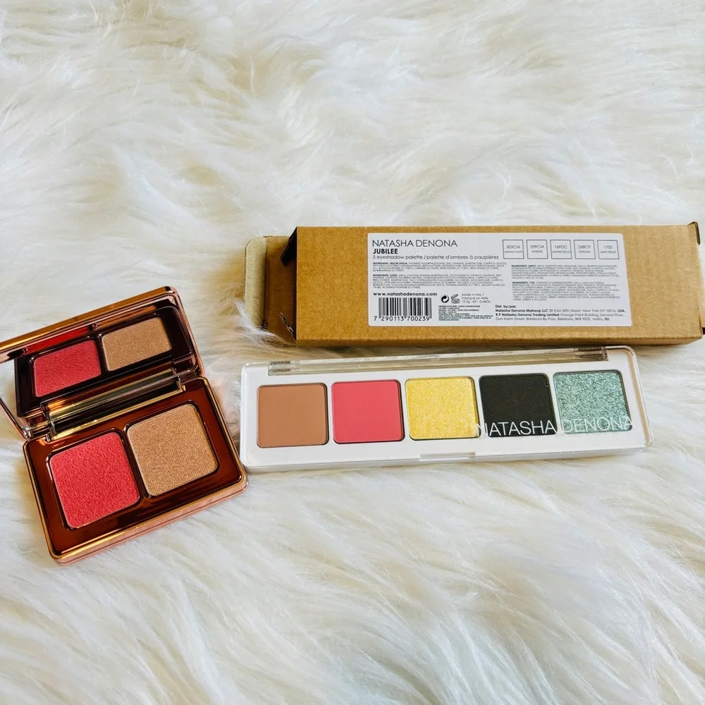 NATASHA DENONA JUBILEE eyeshadow palette&Cheek Duo Cream Blush&highlights